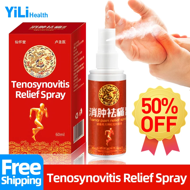 

Reduce Swelling and Pain Relief Spray for Hand Wrist Rheumatoid Arthritis Muscle Joints Tenosynovitis Soreness Reliever