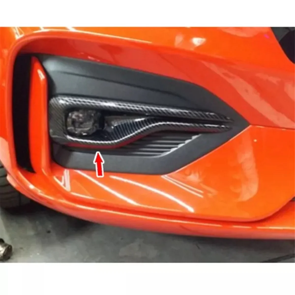 Противотуманная задняя крышка противотуманная фара накладные полосы для фокуса