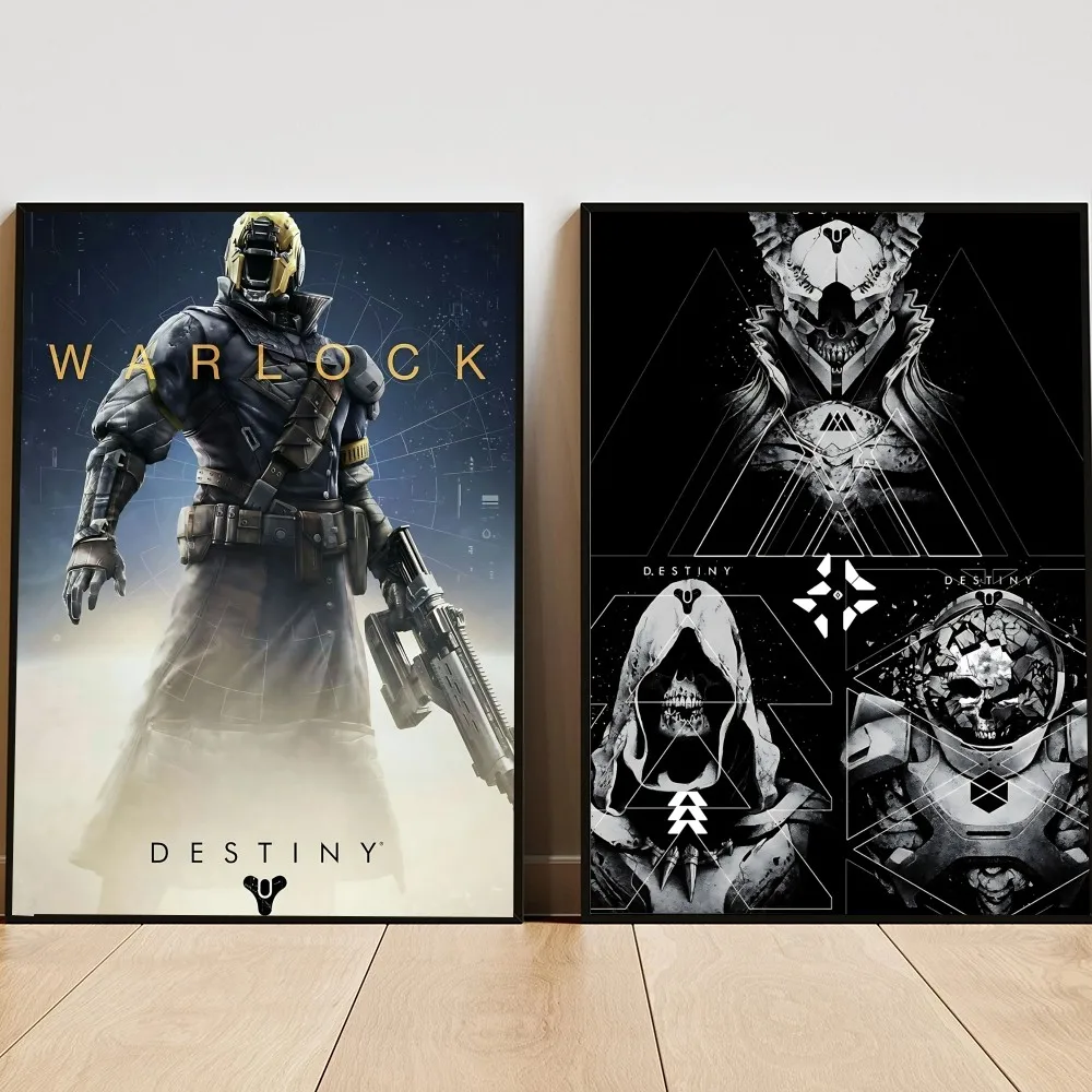 Game D-Destiny 2 Poster DIY Kraft Paper Vintage Wall Art Painting Study Stickers Big Szie