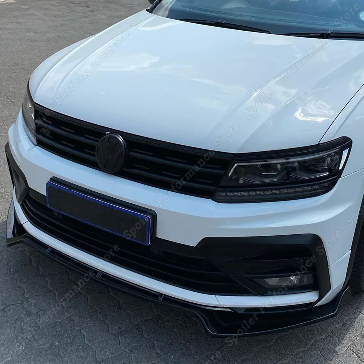 УФ-пальто передний бампер автомобиля разделитель губ для Volkswagen VW Tiguan MK2 R-Line 2016-2020