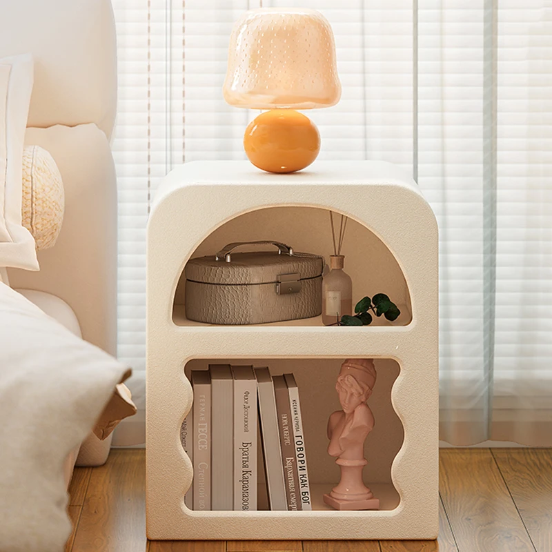 

Bedroom Bedside Table Nightstands Nordic Cabinet Wooden Small Storage Nightstands Shelves Arredamento Furniture Rooms YY50BT