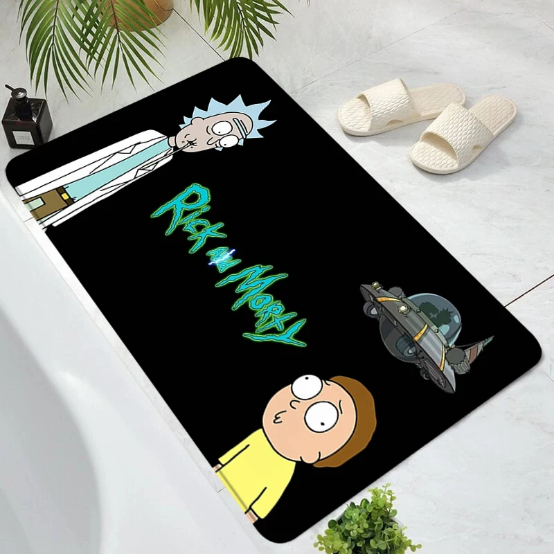 

Кухонный ковер Rickes Morties, коврики для входа в дом, коврики для гостиной, коврики, домашний милый ковер, пользовательский ковер для ванной, молитвы для ног