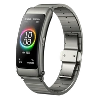 90% NEW Huawei TalkBand B6 Talk Band B6 width Bluetooth Smart Bracelet Sports Wristbands Touch AMOLED Screen Call Earphone Band