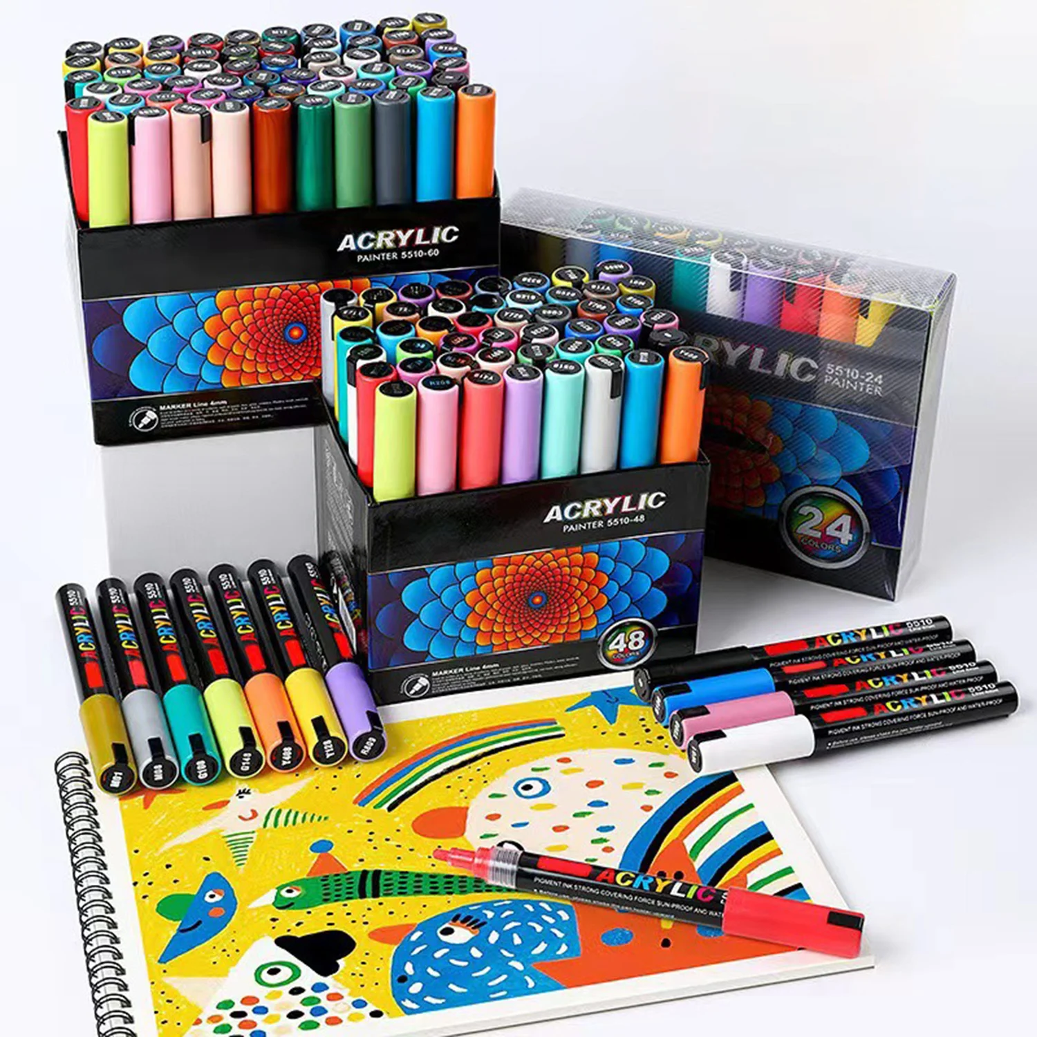 ,paint Pens,graffiti Markers, Permanent Markers For Kids Rock Wood Mugs Fabric Windows Or Diy Craft,shoes.