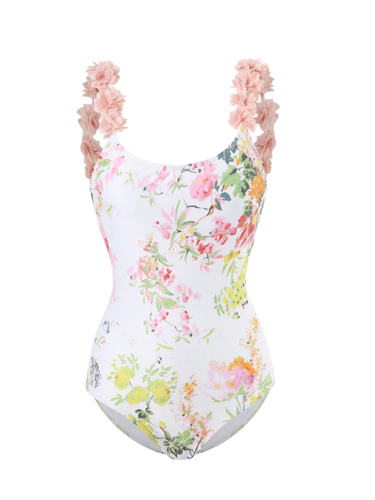 Backless Swimsuits Women's 2023 Tummy Control Covering Belly 1 Piece Swimsuit Luxury Chiffon Beach Skirt for Hot Spring Vacation