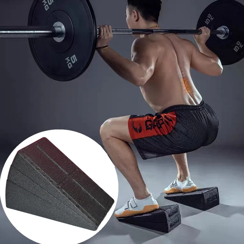 Squat Wedge Block Adjustable Non-Slip Squat Ramp Deadlift Wedge Calf Stretcher Slant Board Strength for Squat and Deadlift