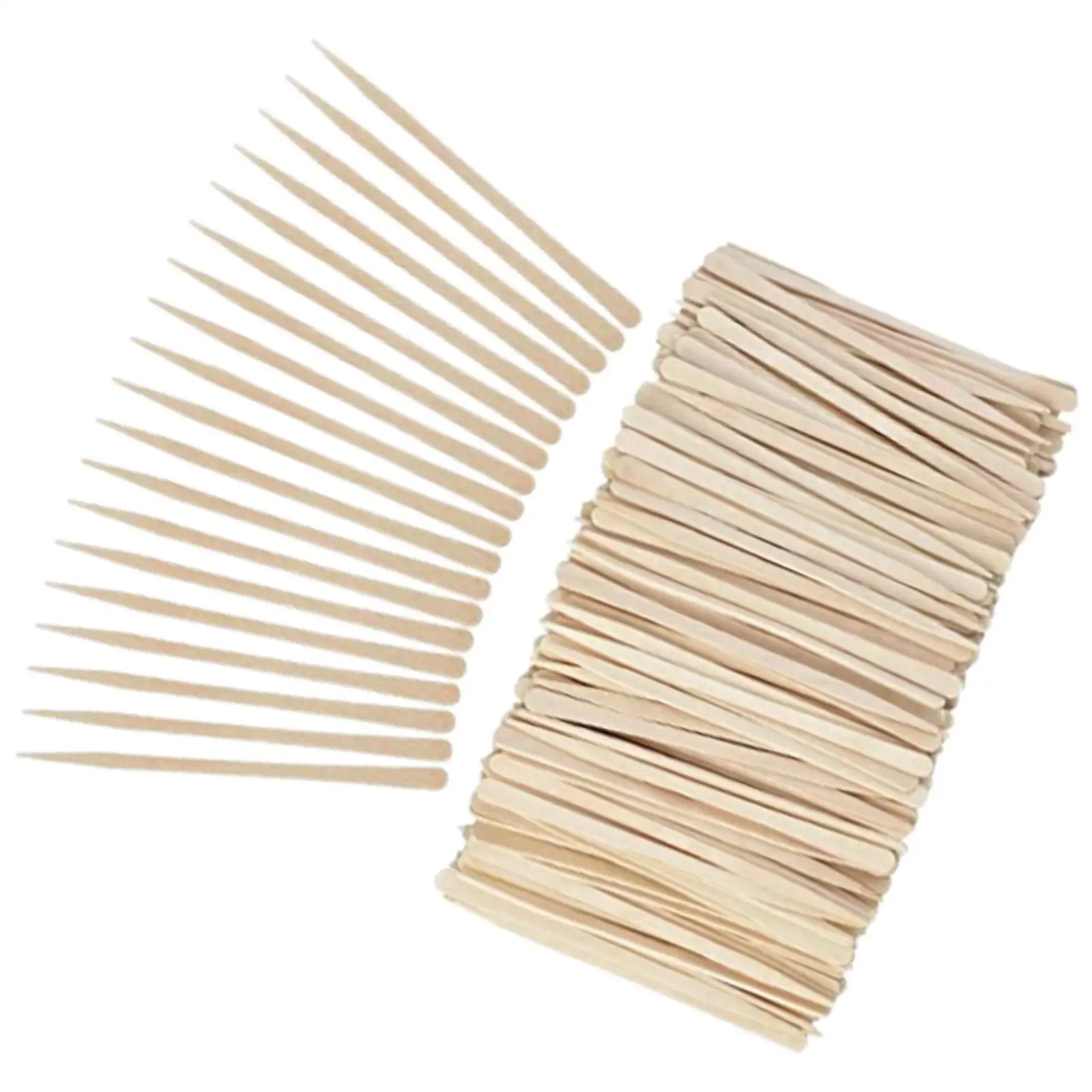 

Mini 100x Wood Wax Spatulas Waxing Applicator Sticks Beauty Stick Disposable Wooden Wax Sticks for Facial Legs Body Hair Removal