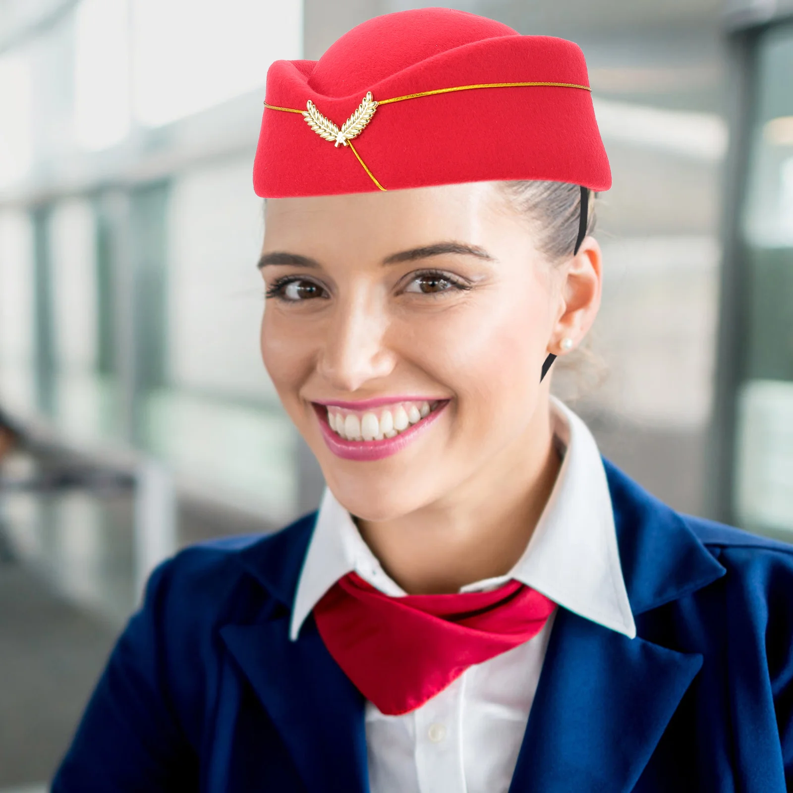 Берет стюардессы шапки для малышей розовая одежда хозяйки самолета головные
