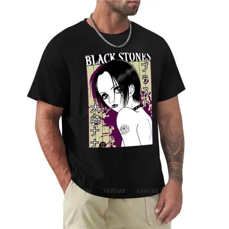 Футболка мужская оверсайз с коротким рукавом и круглым вырезом из хлопка