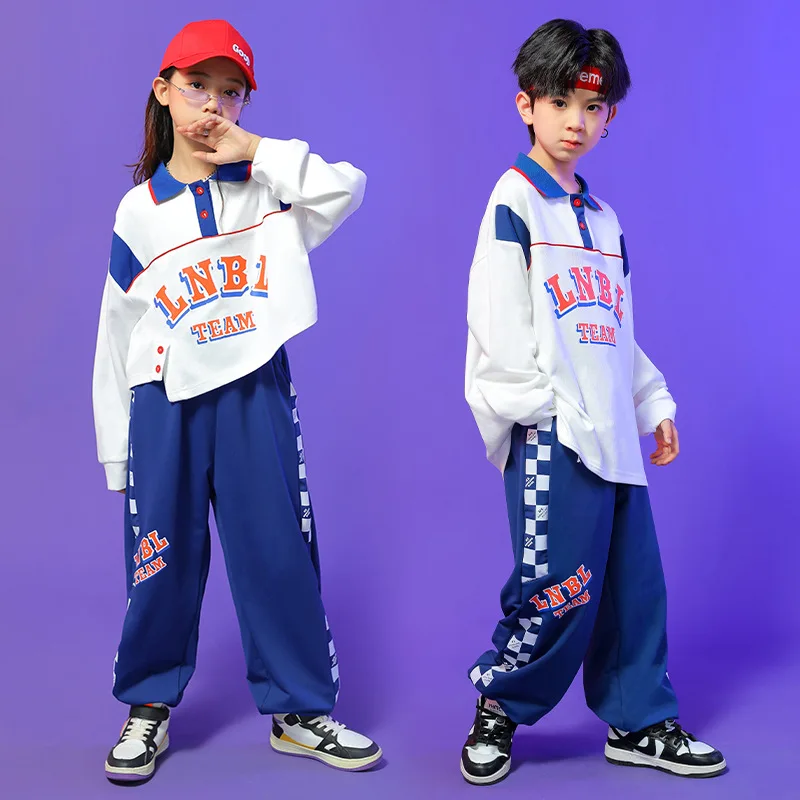 

Новая детская одежда в стиле K-POP, крутая одежда в стиле хип-хоп, костюм джаза для девочек, рубашка для шеста, брюки-карго для мальчиков, стиль хип-хоп