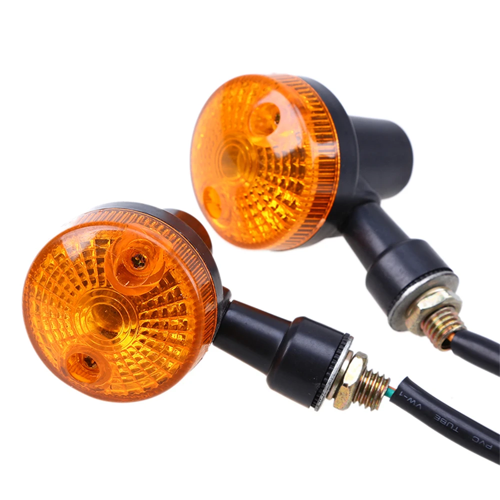 Указатели поворота для мотоцикла 2 шт. лампа индикатора фонарики Kawasaki Suzuki Harley Honda
