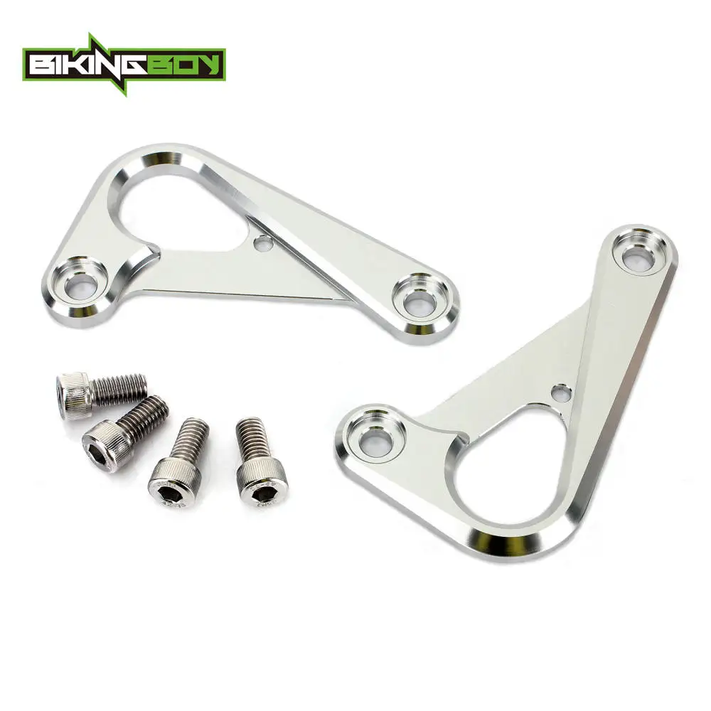 BIKINGBOY гоночные крючки для Kawasaki Ninja ZX6R 13 14 15 16 17 18 19 20 21 22 23 Φ ZX600 анодированный крючок