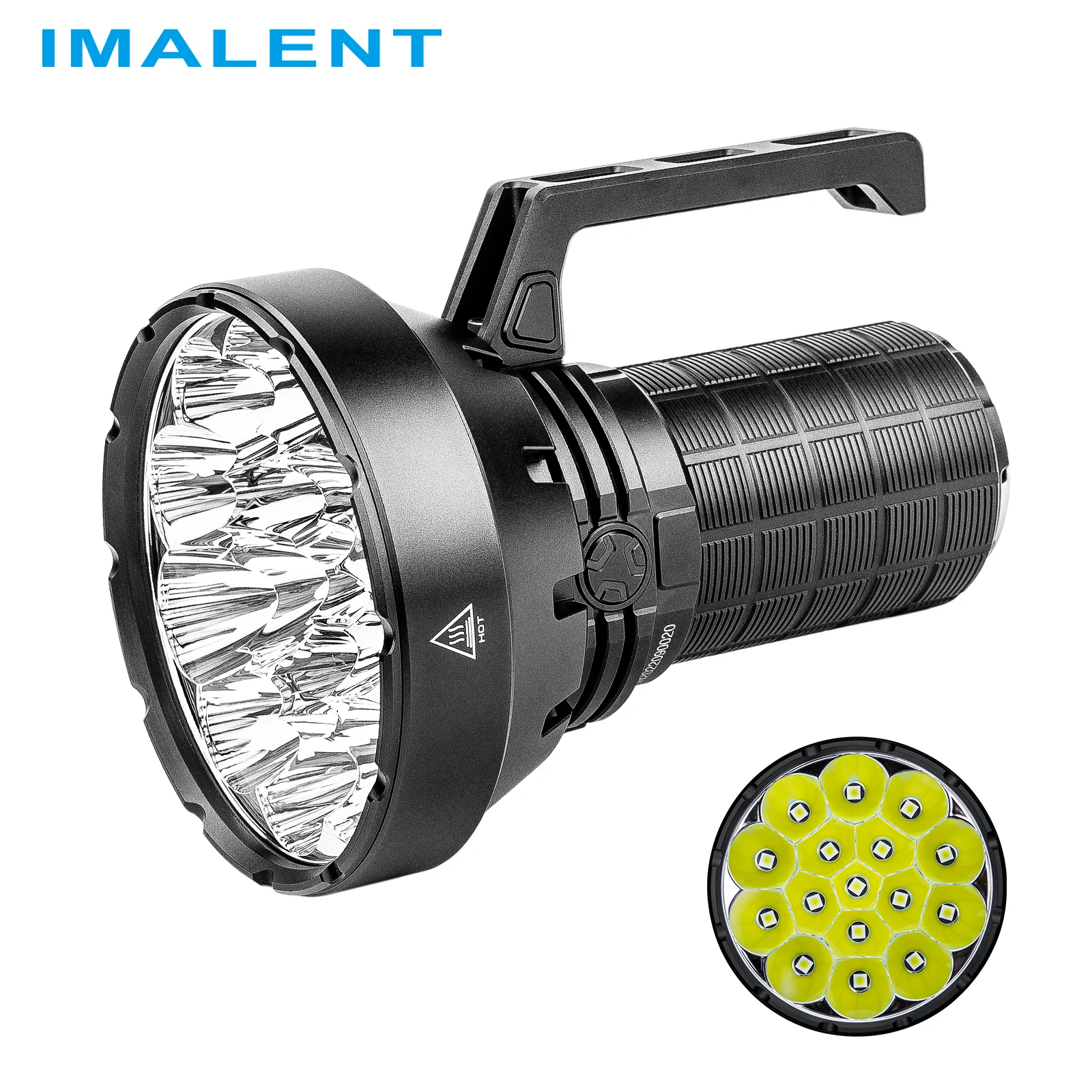 IMALENT SR16 Powerful Flashlight 55000Lumens CREE XHP 50.3 LED Rechargeable Super Bright Tactical Torch for Hunting Self Defense