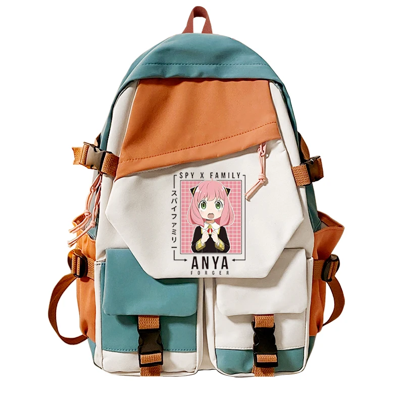 

Spy X Family Anya Forger Backpacks Teens Back To School Shoulder Bag Girls Boys Schoolbag Canvas Bag Women Anime Canvas Backpack