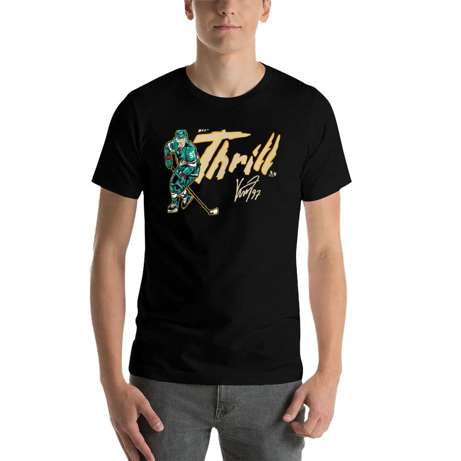 Фото Официально лицензированная футболка Kirill Kaprizov - Kirill The T-Shirt с повседневным принтом №4