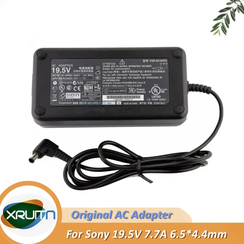 Оригинальный OEM 150 Вт 19 5 в а адаптер переменного тока зарядное устройство для