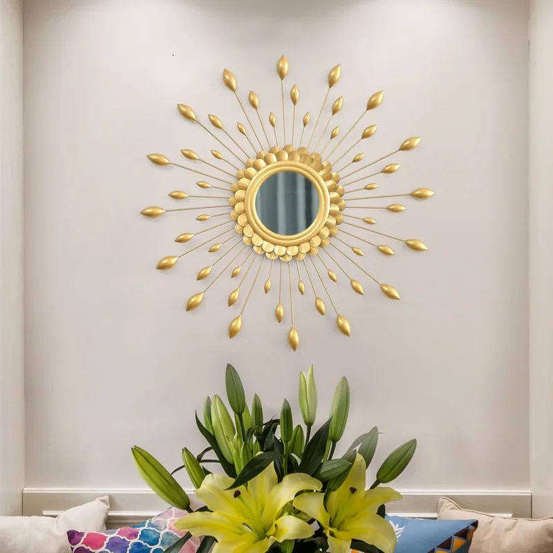 

Decorative Wall Mirrors Luxury Living Room Wall Decoration Macrame Mirror Wall Hanging Decor Decoracion Habitacion Room Decor