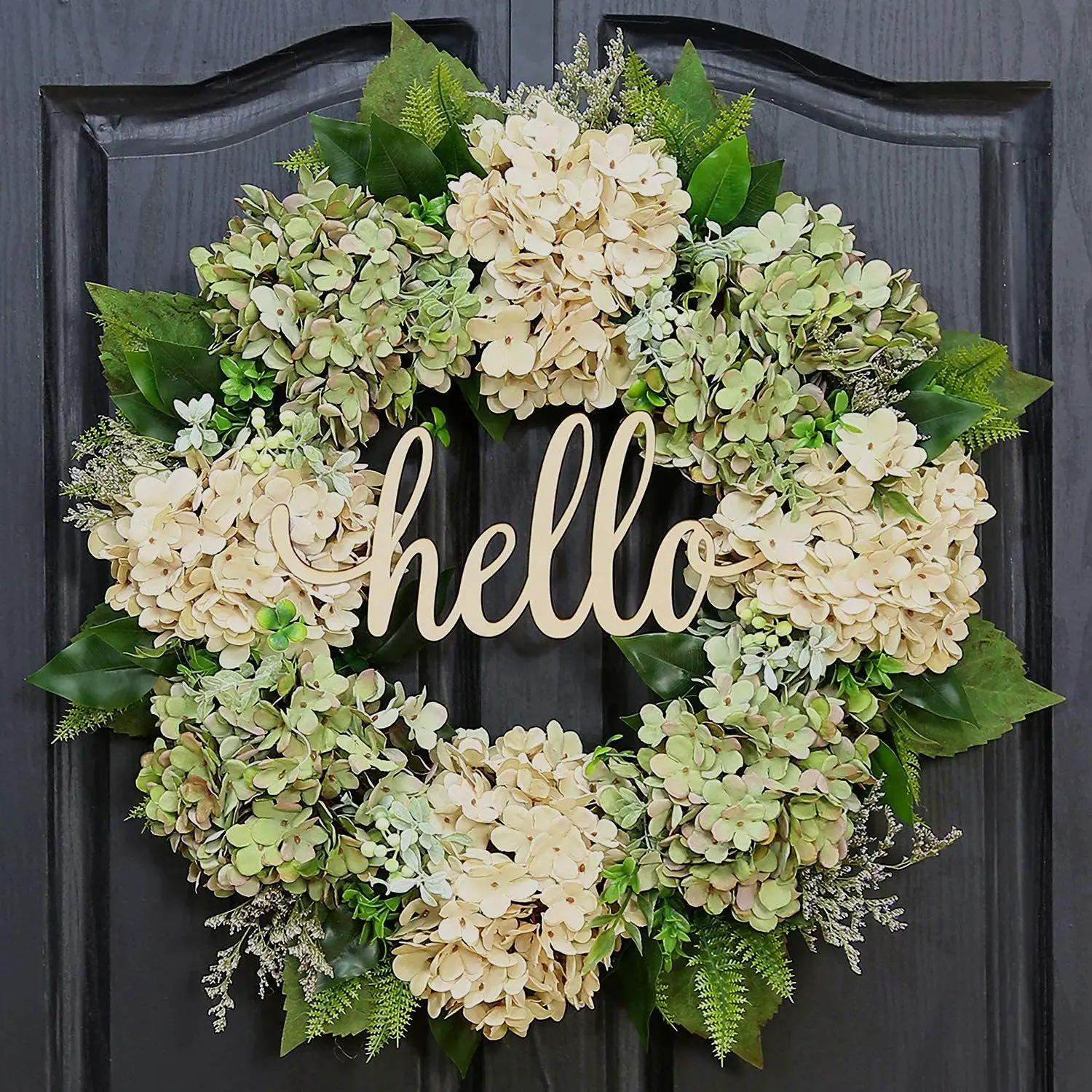

European Style Party DIY Décor with Holiday Wreath and Vine for Wall and Window