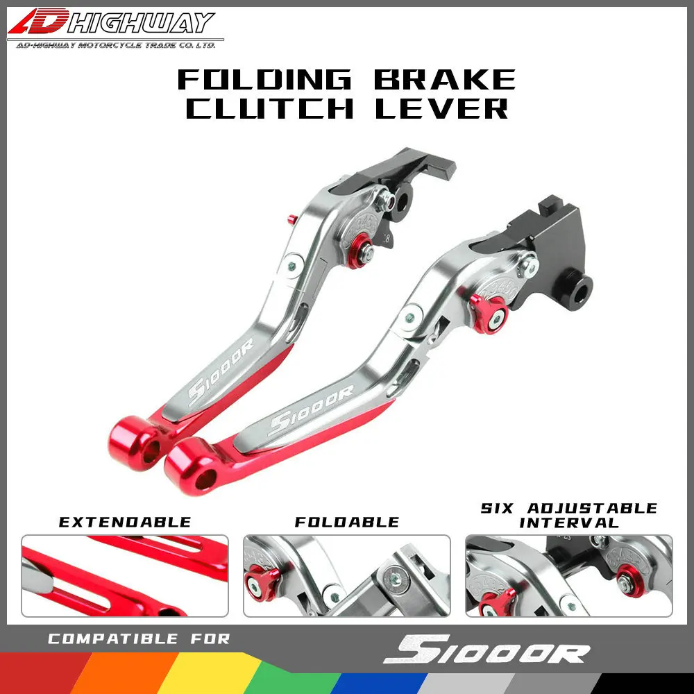 

20 Colors CNC Aliuminum Brake Adjustable Extendable Folding Brake Clutch Levers For BMW S1000R S 1000 R S1000 R 2014