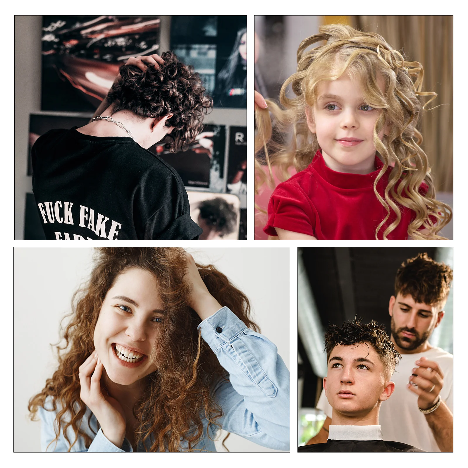 90 шт. стереотипы кудри для химической завивки женские валики волос без