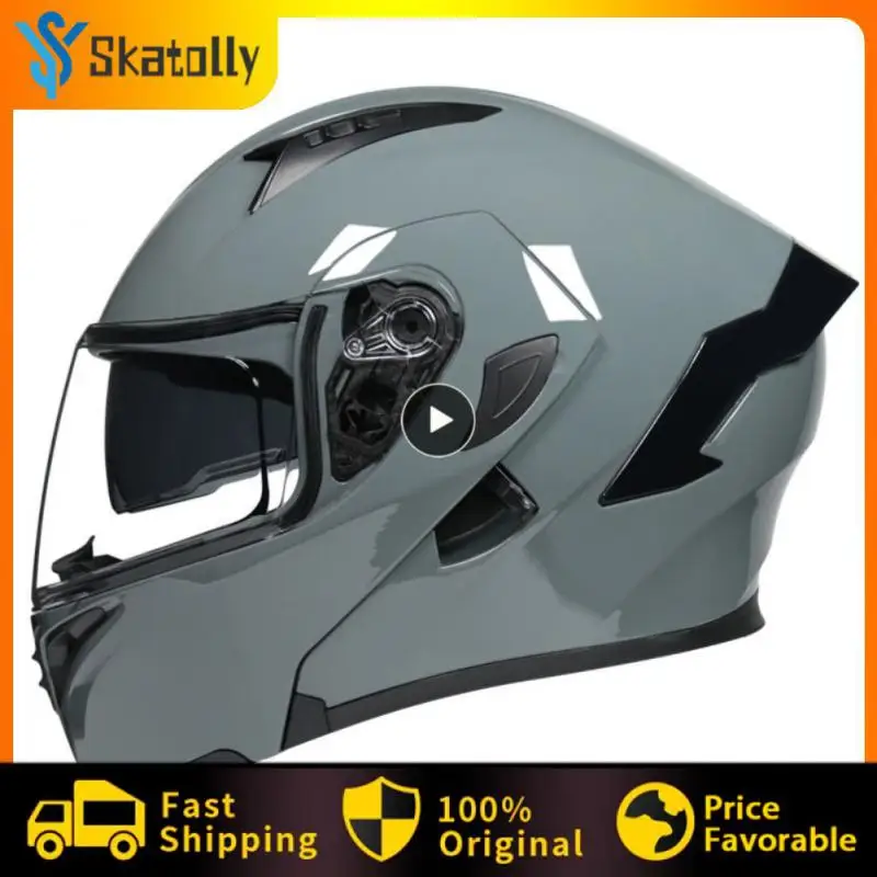 

Durable Locomotive Half Helmet Interior Visor Full Face Helmet Wear Resistance Motorfiets Helmets Personality Sturdy Casque