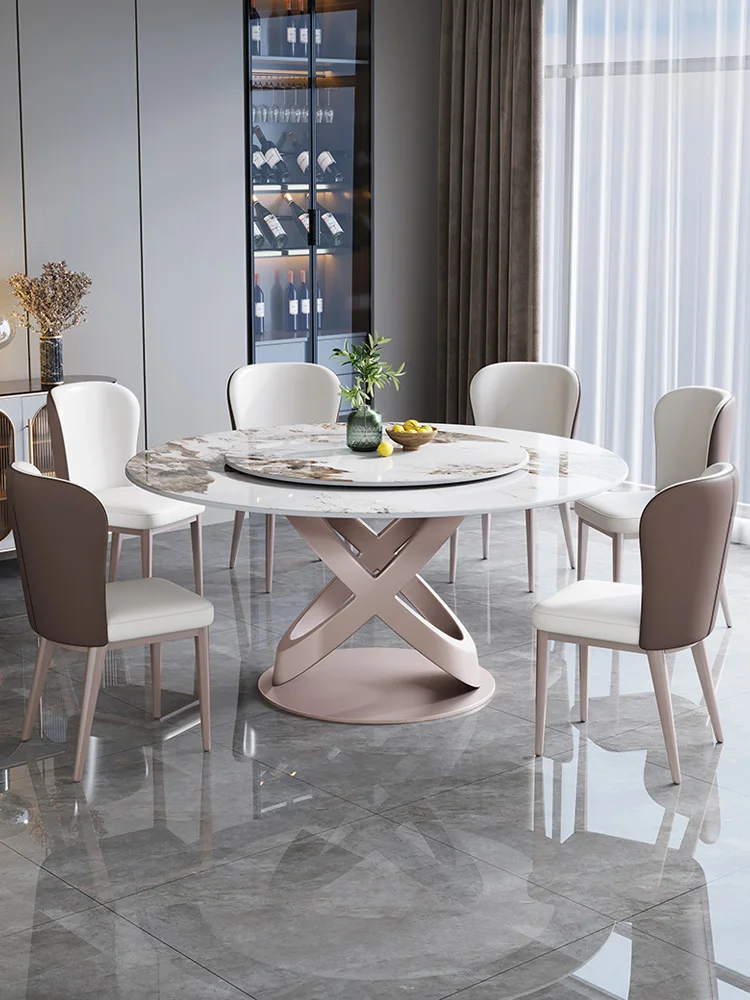 

Светильник шный обеденный стол и стул, легкая тарелка в итальянском стиле, маленький и средний размеры, круглый стол с поворотным механизмо...