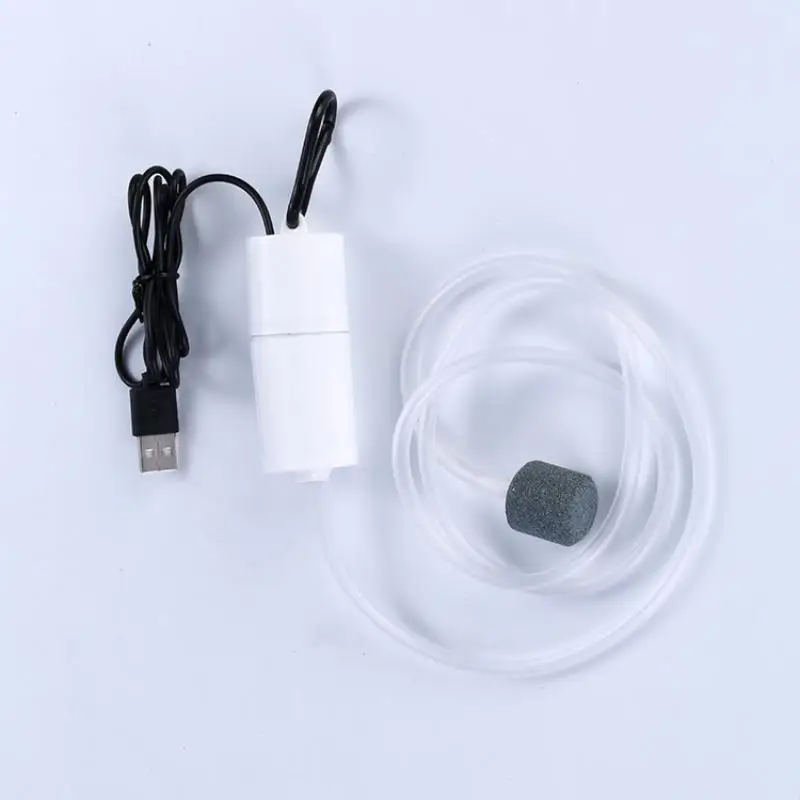 USB-компрессор для аквариума, бесшумный, миниатюрный, энергоэффективный, с распылителем воздуха, для аквариумов и рыбалки (art.: 3920dcacfc386) - 3920dcacfc386