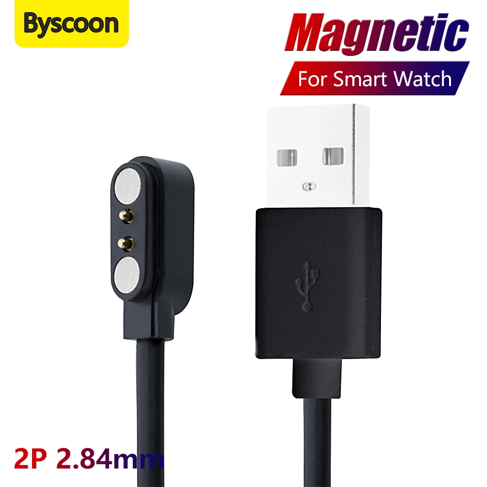 Магнитный зарядный кабель Byscoon для умных часов 5 в 1 а SONY 2-Pin 2 84 мм USB Универсальная
