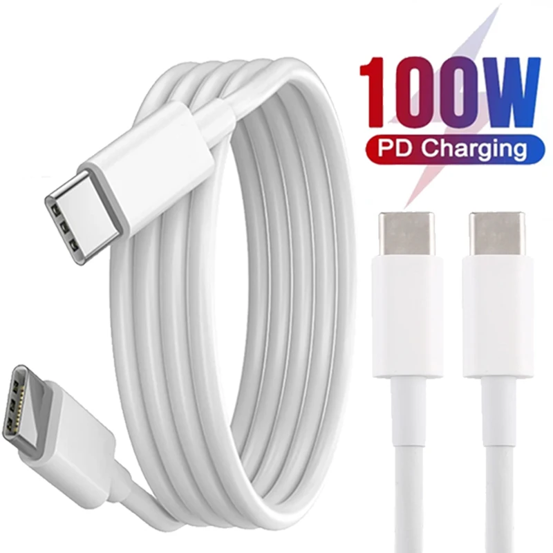 Кабель USB C к typu 100 Вт 60 кабель для быстрой зарядки данных IPhone Pro Macbook Samsung Data Line