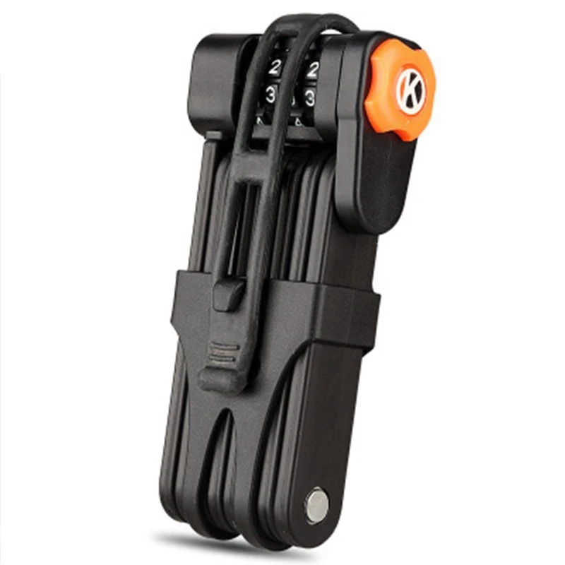 

Bicycle Lock Anti-Theft Folding Lock 4-Digit Combination Joint Lock Bicycle Folding Lock