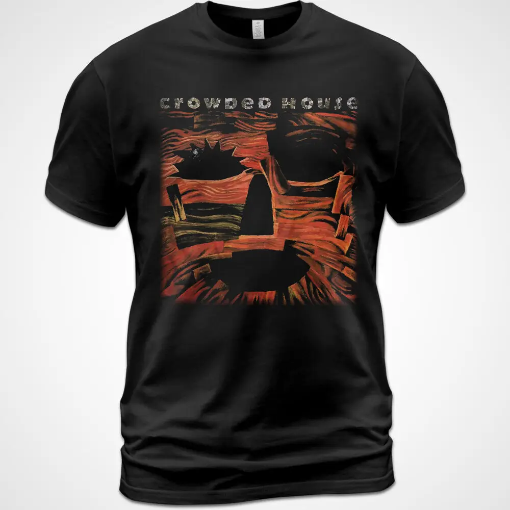 Хлопковая футболка унисекс Woodface Crowded House Music Shirt Neil Finn Nick Seymour