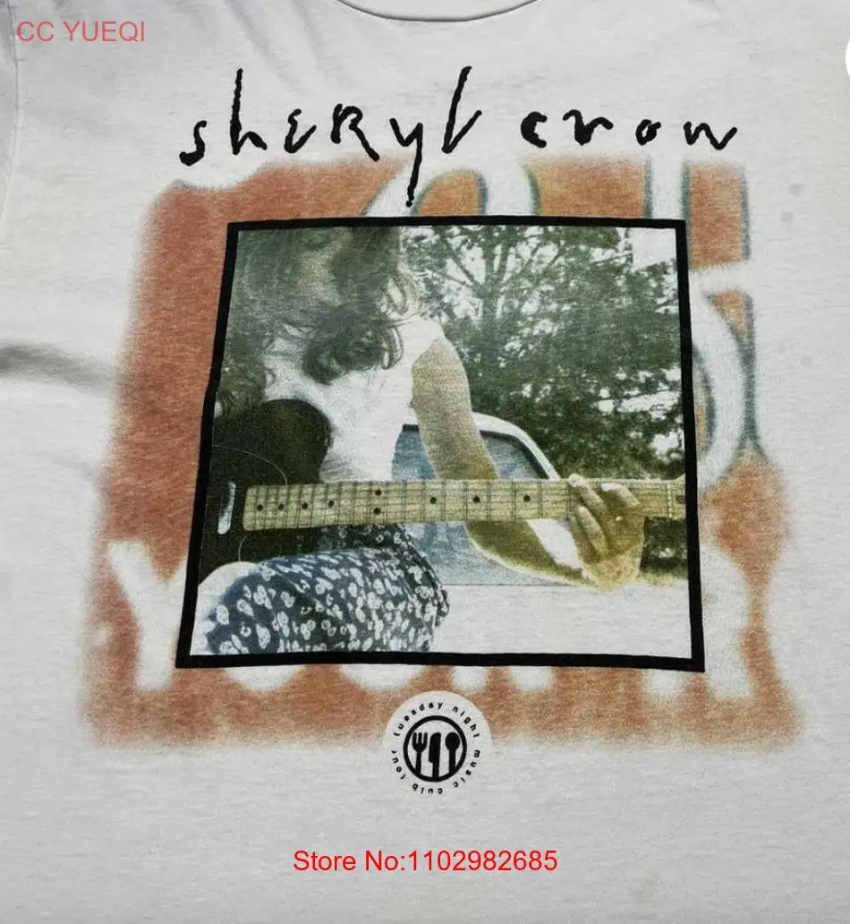 Белая рубашка Sheryl Crow во время прослушивания музыки вечеринки все размеры