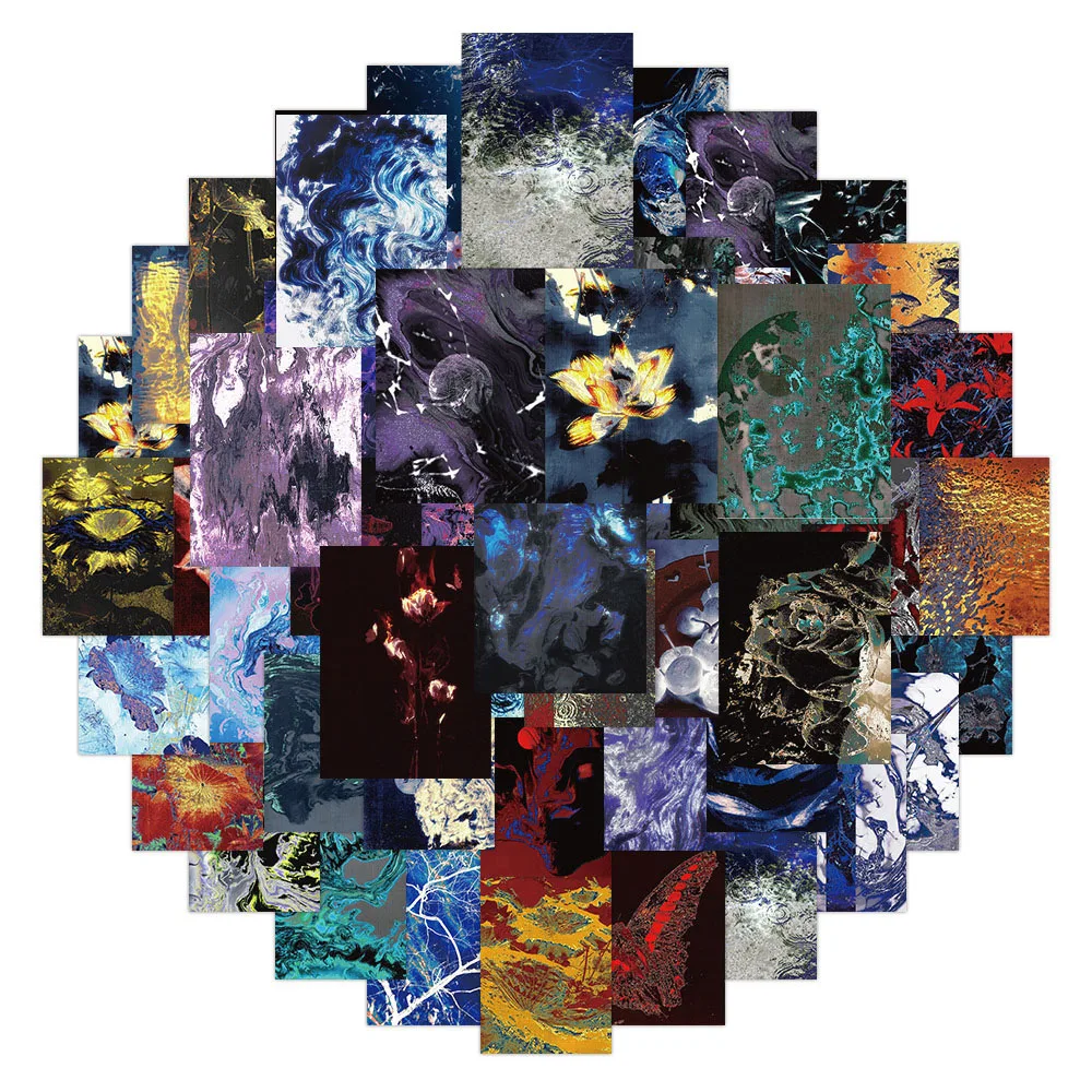 

10/60Pcs Abstract Bizarre Art Painting Aesthetic Varied Graffiti Stickers DIY Travel Luggage Scrapbooking Phone Decoration Decal