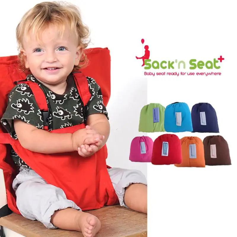 

Portable Kids Chair Baby Chair Travel Foldable Washable Infant Dining High Dinning Cover Seat Safety Belt Feeding Baby Care