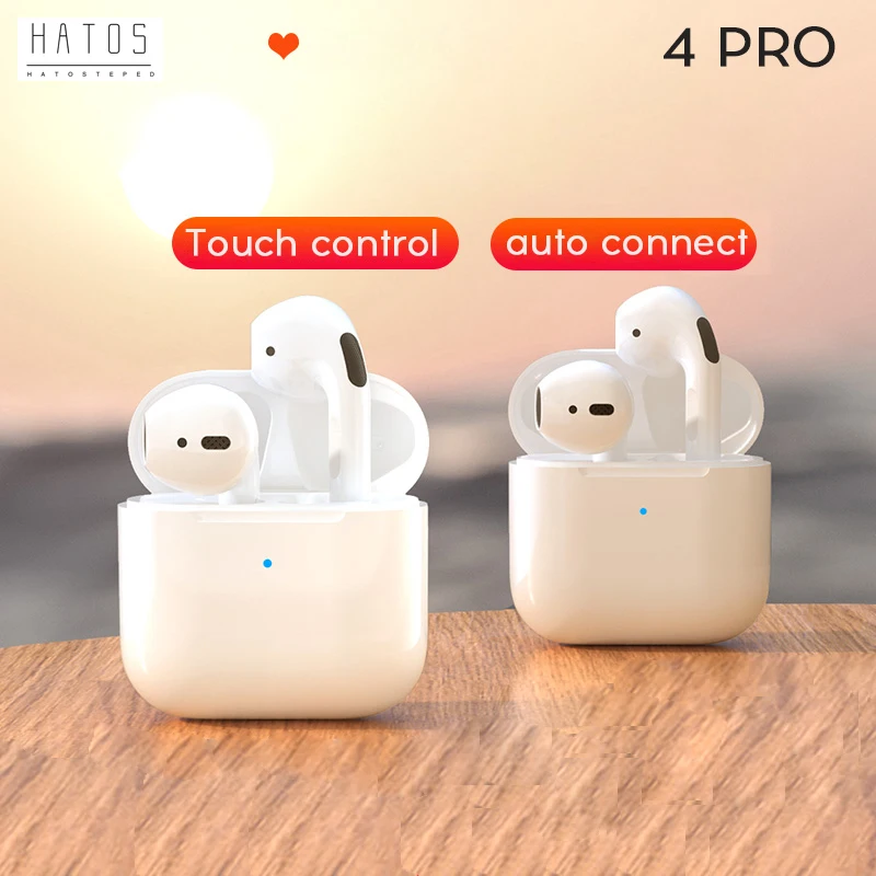 

Pro 4 TWS Wireless Headphones Fone Bluetooth 5.0 Earphones Mini Earbuds with Charging Case Sports Headset for iPhone Xiaomi