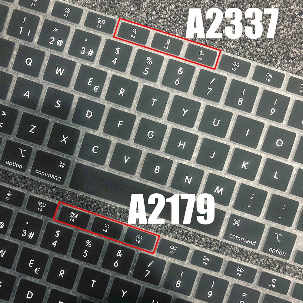 Чехол для клавиатуры MacBook Air 13 дюймов 2022 2021 M1 A2337 дисплей Retina Touch ID