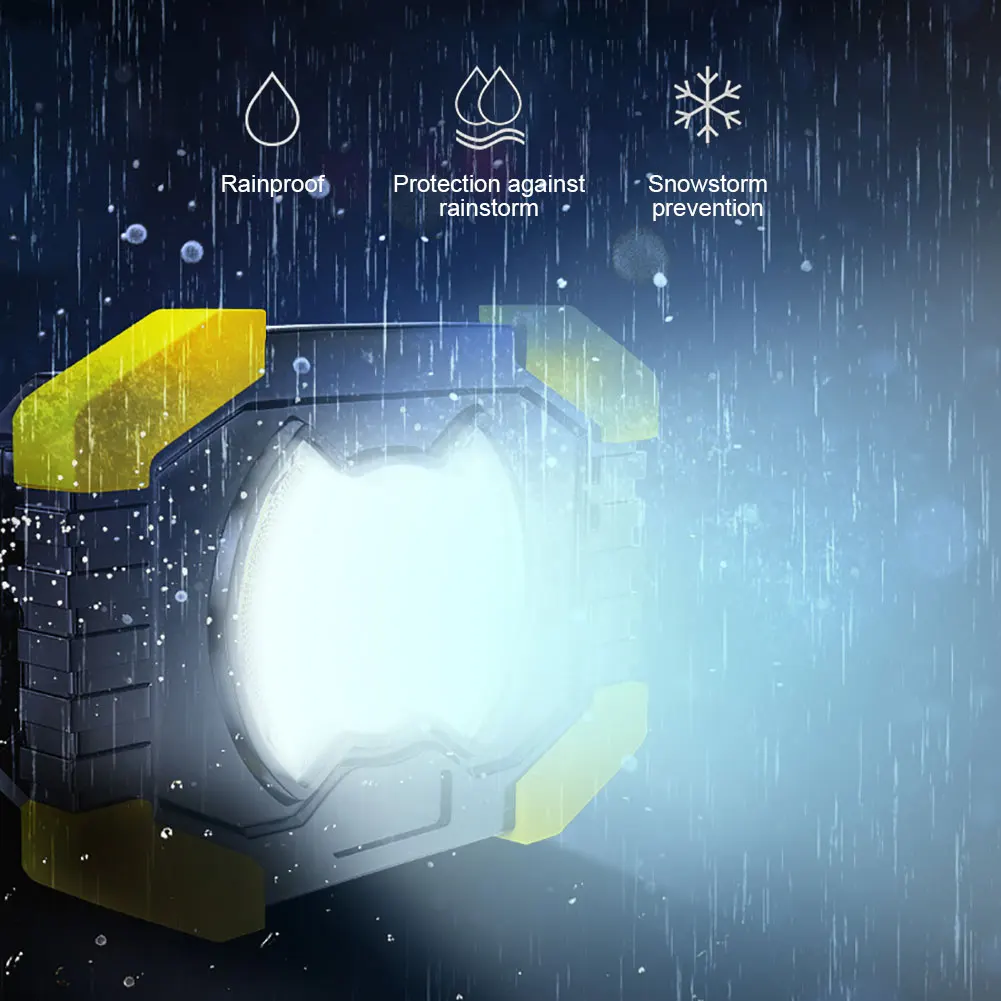 

100W Portable Led Spotlight 3000LM Super Bright Led Work Light USB Rechargeable for Outdoor Camping Lamp Led Flashlight by 18650