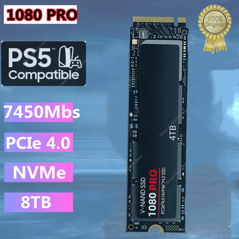 SSD 1080PRO 8 ТБ 4 2 1 Марка M.2 2280 PCIe Gen 0 x Твердотельный жесткий диск NVME для настольных ПК