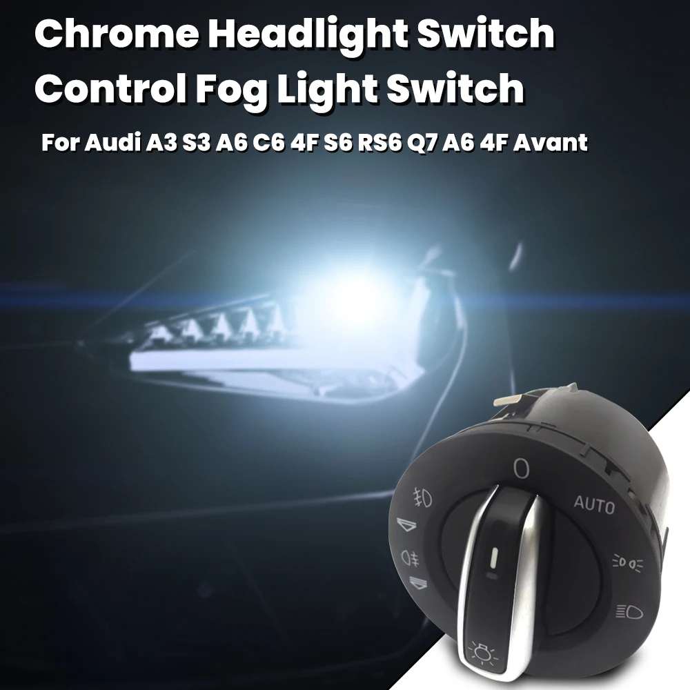 Переключатель управления фарами противотуманный переключатель для Audi A6 S6 C6 RS6