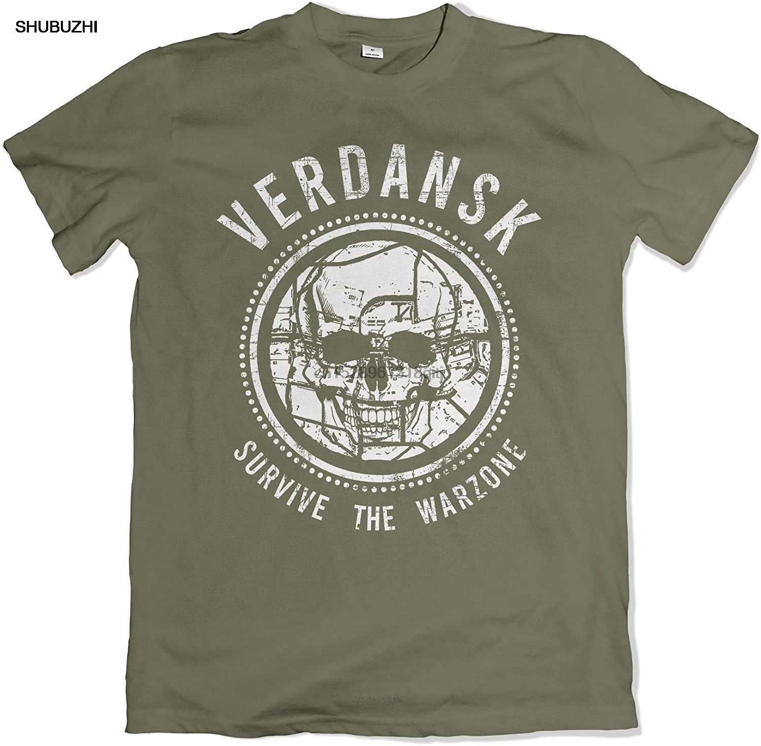 Футболка Teamzad Verdansk для выживания в военной зоне, это ваша прочная карта, геймерская футболка, хлопковая футболка, мужская летняя модная футболка европейского размера