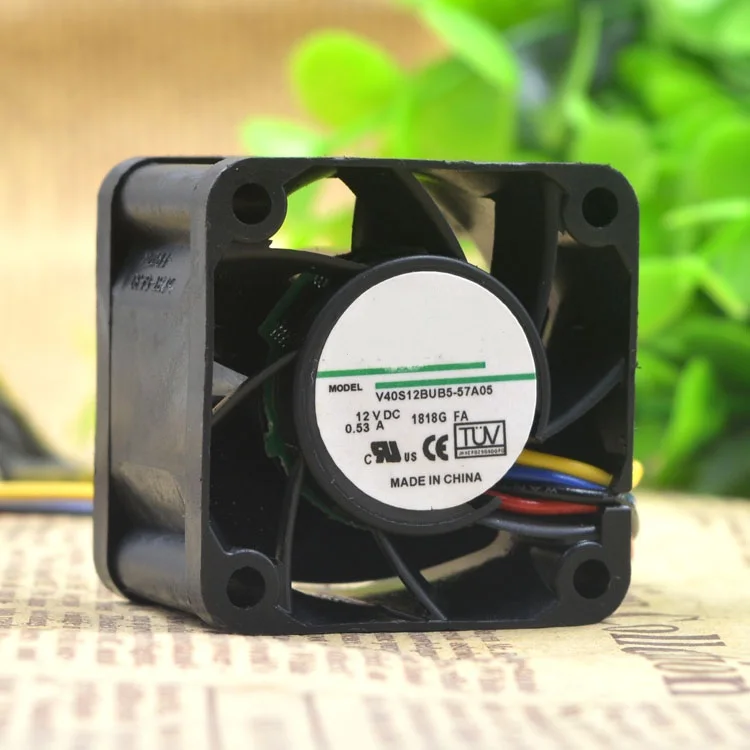 

Brand new original V40S12BUB5-57A05 4028 4CM 12V 0.53A 4 wire cooling fan