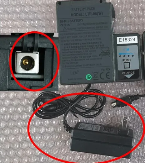 LTR-55 AC Power Adapter For BTR-09 BTR-08 LTR-08 LTR-09 Battery Charger FSM-62S 50S 60S 80S 70S 70R Fusion Splicer Power Adapter