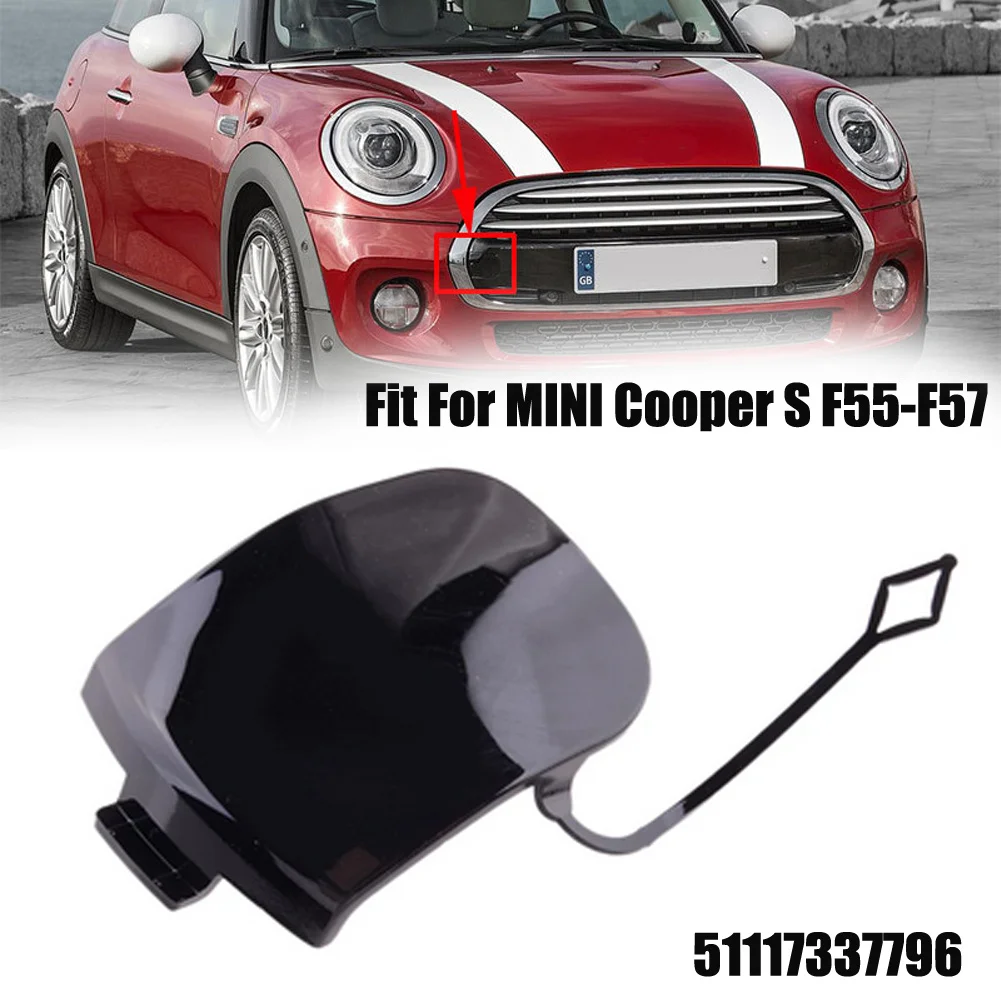 

ABS Front Bumper Tow Hook Cover Cap Fit For MINI Cooper S F55 F56 F57 Right Side Tow Eye Cap Car Accessories 51117337796