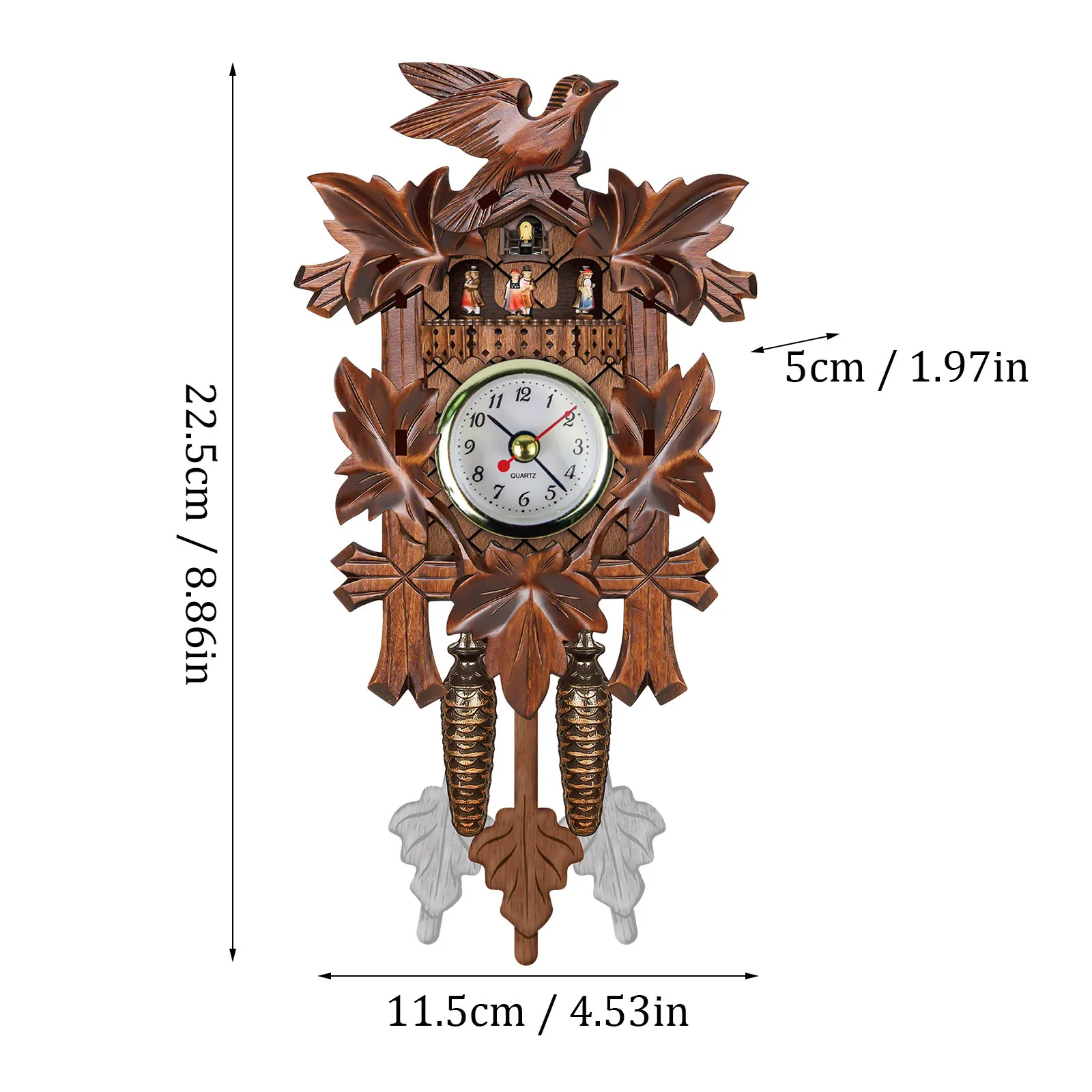 

Деревянные часы-будильник в стиле ретро