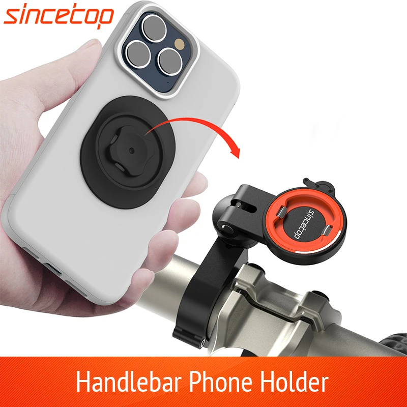 

Aluminum Alloy Bike Mobile Phone Holder Adjustable Bicycle Phone Holder MTB Phone Stand Cycling Accessories Moto Handlebar Clip