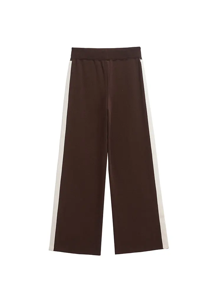 Женские комплекты TRAF однотонные свитшоты и брюки