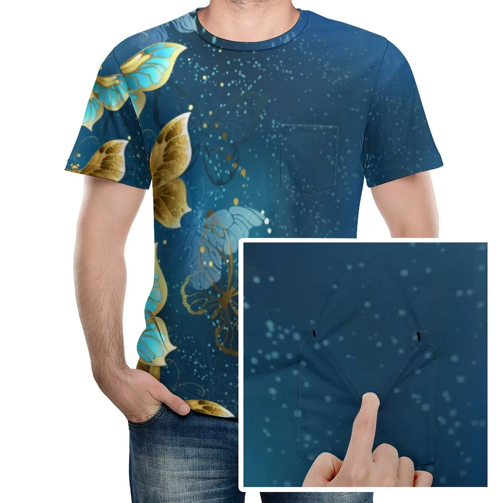 

Футболка мужская оверсайз с коротким рукавом и графическим принтом