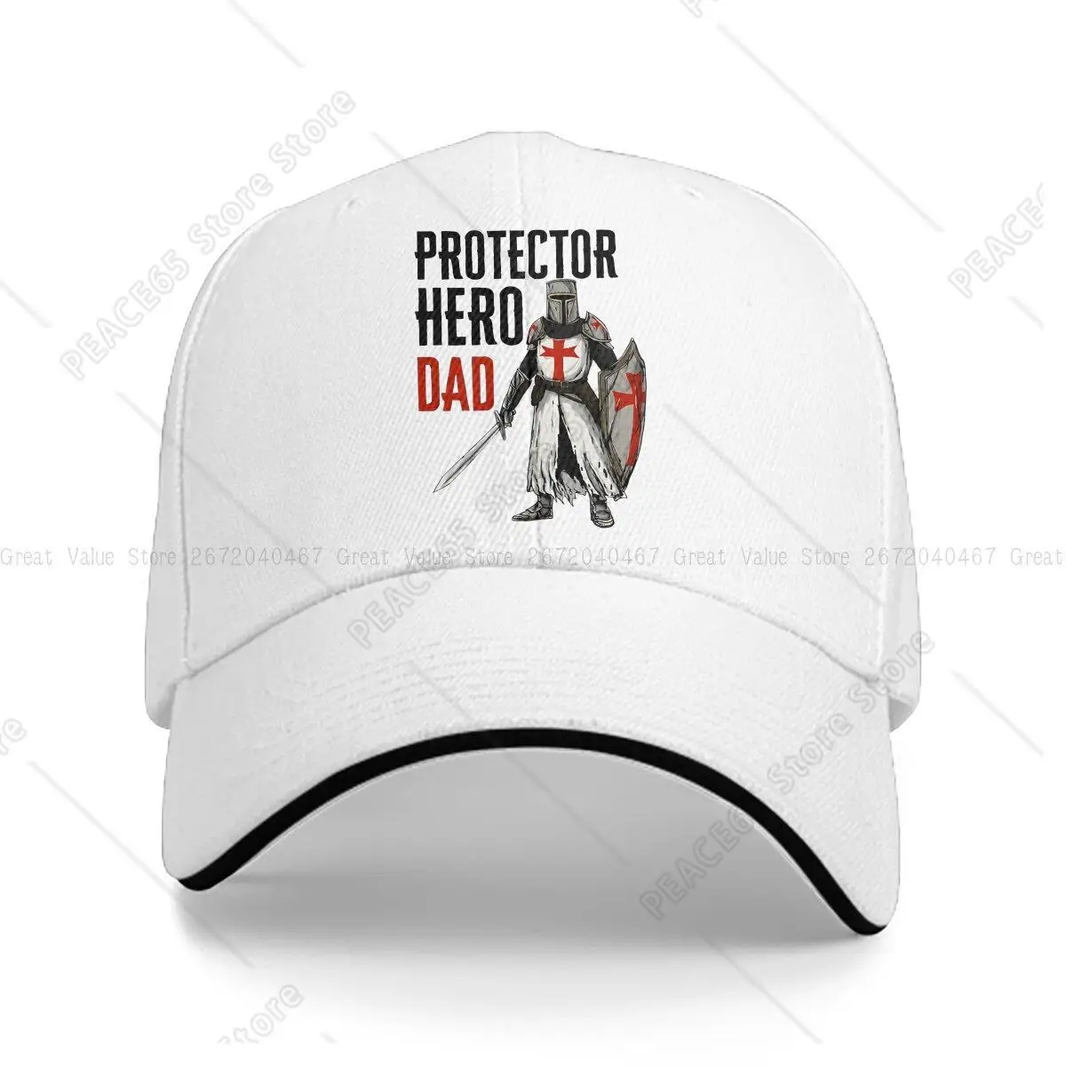 Рыцарская Кепка с защитой от солнца кепки изображением героев в стиле хип-хоп