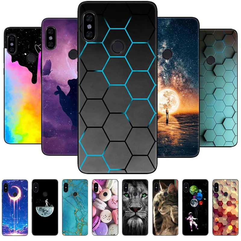 

For Xiaomi Redmi Note 5 Pro Case Soft Silicone Back Cover Phone Case for Xiaomi Redmi Note5 Pro Fundas Coque Protective Cover