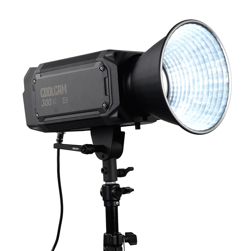 Фото Двухцветная Coolcam с управлением через приложение 310 Вт и DMX, 300X (G), профессиональная заполняющая лампа в стиле моноблока, высокая яркость для живого наблюдения №2